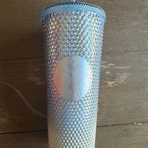 Starbucks Iridescent Studded Tumbler - Holographic Silver